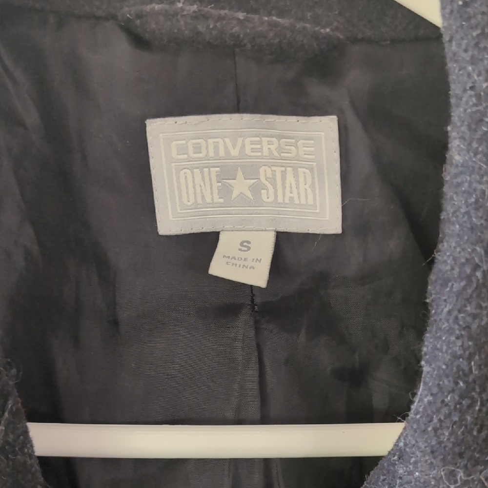 Converse Women's Black Trench Coat View 2